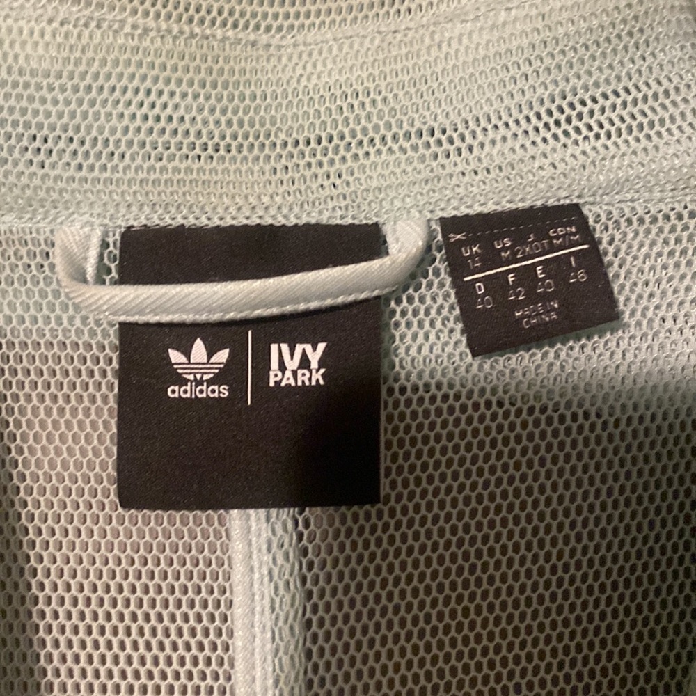 Adidas / Ivy Park Green Tint Mesh Jacket - Picture 11 of 16